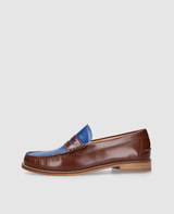 Penny Loafer - Brown/Blue