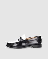 Penny Loafer - Black/White