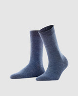 FALKE Softmerino Women's Socks - dark blue mel.