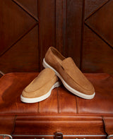 Genua Plain Loafer V - Light brown