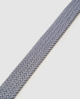 Elastic Braided Belt - Light Grey