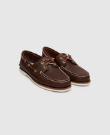 Men's 2 Eye Boat Shoe - Medium Brown