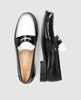 Penny Loafer - Black/White
