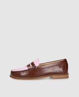 Penny Loafer - Brown/Pink