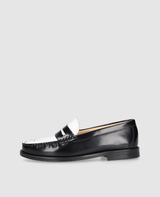 Penny Loafer - Black/White