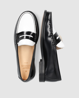 Penny Loafer - Black/White