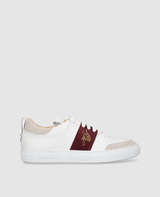 Turin Tennis Sneaker NP - White/Bordo