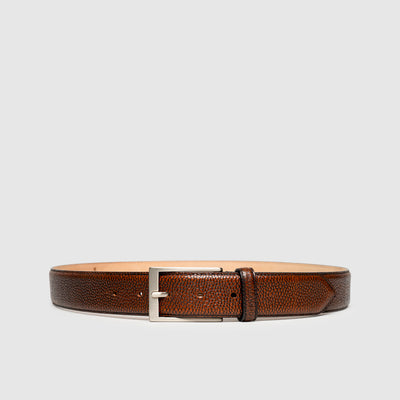 Men's leather belt