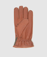 Gloves with Zipper - Light Brown