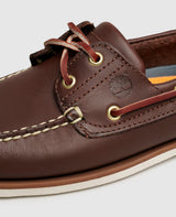 Men's 2 Eye Boat Shoe - Medium Brown