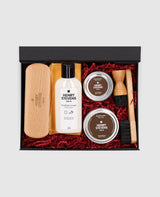 Smooth Leather Care Set - Dark Brown