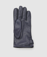 Deerskin Gloves - Dark Blue