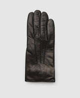 Gloves with decorative seam - Black